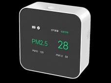 Wi-Fi 智能PM2.5檢測儀 檢測空氣中的PM2.5PM10PM1.0溫濕度 ET2006-S-WT