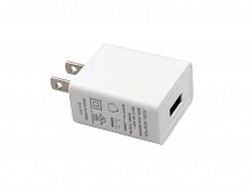 【產品配件，單拍不發】美標充電器-INPUT100-240VACMax0.2A-5060Hz-OUTPUT5VDC1.0A-美規-白色-單USB口